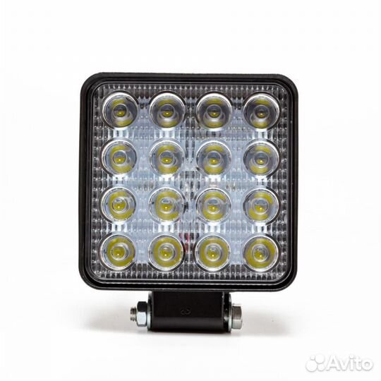 Avtoelectrica AE48S16LED28PC Фара рабочего осв. квадрат. мтз (16 диод, 110х28х140) 12/24В 48Вт (расс