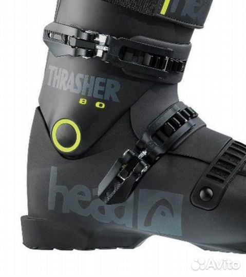 Ботинки горнолыжные Head 18-19 Thrasher 80 Black/Y