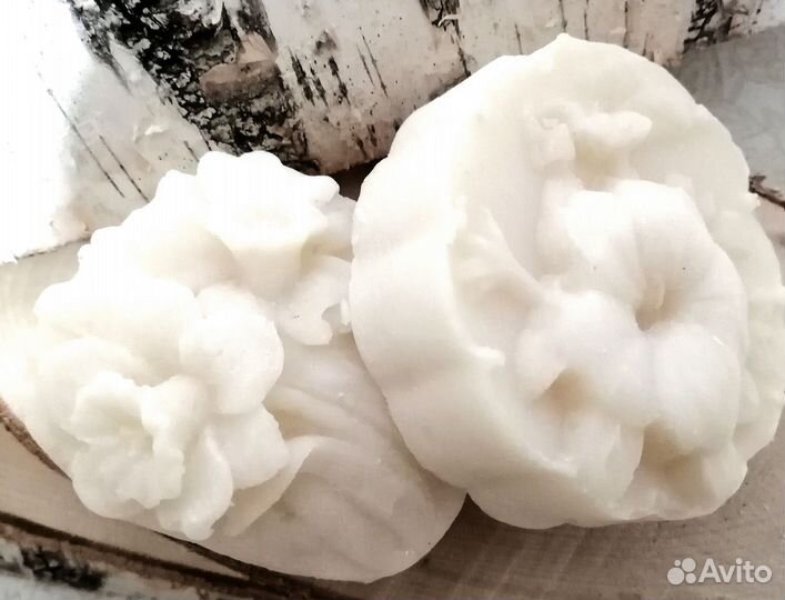 Хозяйственное кокосовое мыло ручной работы