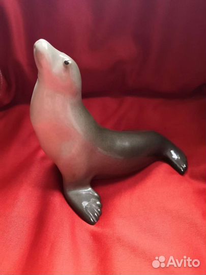 Тюлень, фарфор лфз