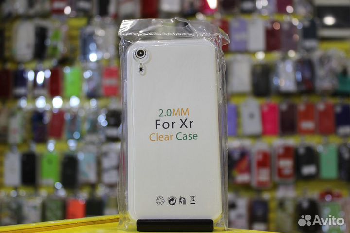 Чехол прозрачный для iPhone XR С защитой камеры