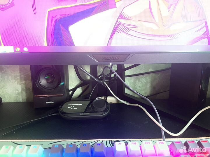 Монитор 240гц aorus IPS 0.4 мс HDR400 Full HD