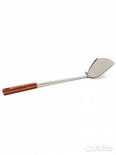 Лопатка для жарки цельная 45 см. деревянная ручка