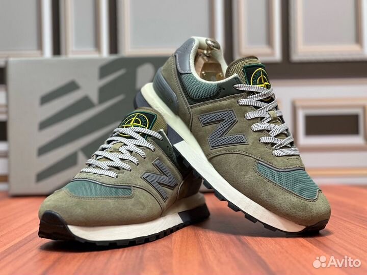 New Balance x stone island кроссовки мужские