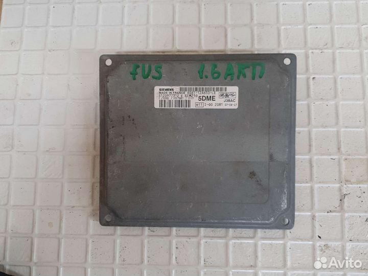 Блок управления двигателем ford fusion 1.6 АКПП