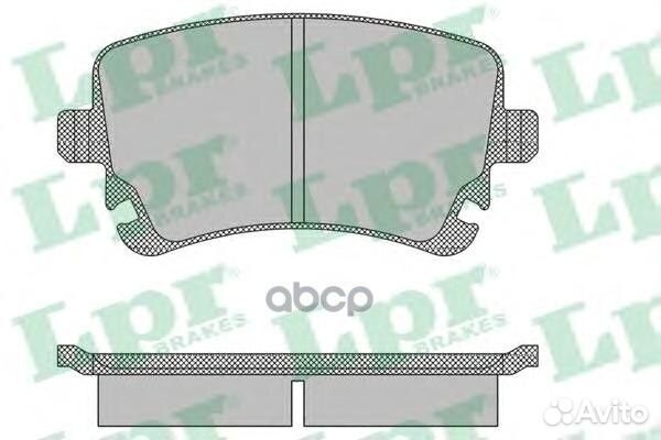 Колодки тормозные дисковые 05P1398 Lpr