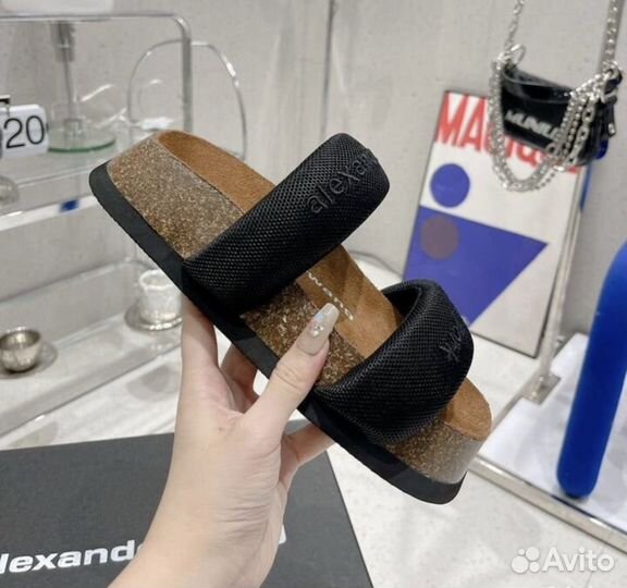 Шлепанцы женские alexander wang