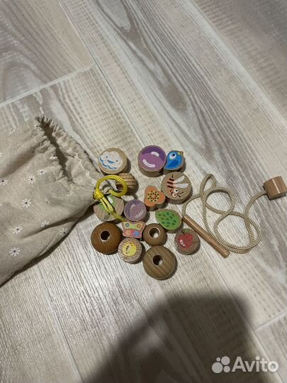 Развивающие деревянные игрушки