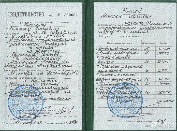 Ритуальный агент. Организация похорон