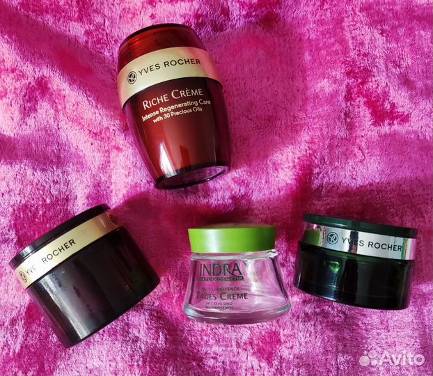 Пустые баночки из-под кремов