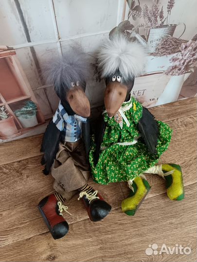 Куклы ручной работы Вороны