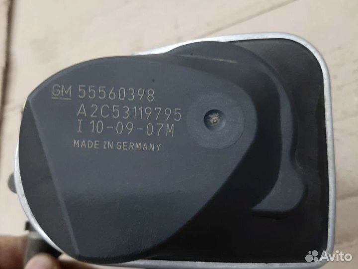 Дросельная заслонка Opel Astra H Vectra C