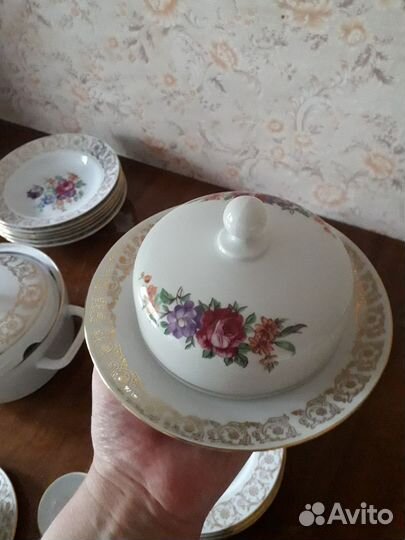 Сервиз столовый 6 пермон Чехословакия, 1970г