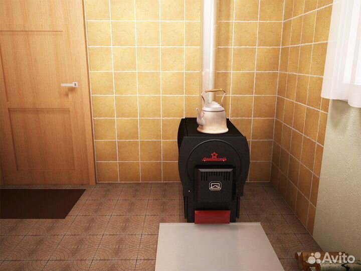 Отопительная печь Локомотивъ-200 Теплодар