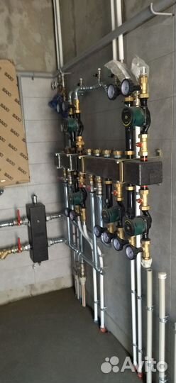 Монтаж отопление водоснабжение частных домов