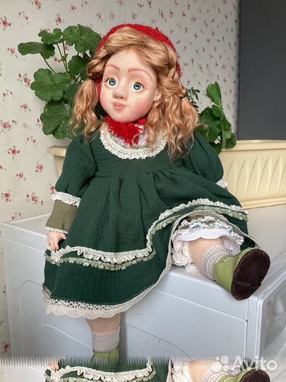 Интерьерная кукла Манюня, рост 58 см