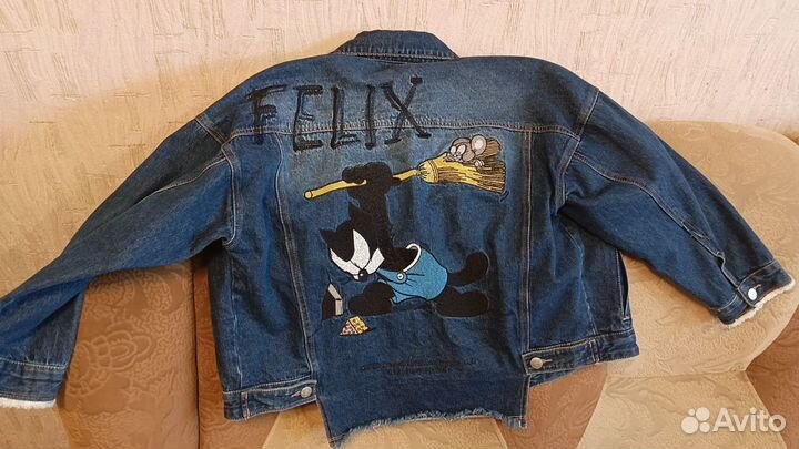 Джинсовая куртка женская 52