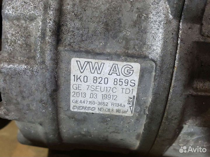 Компрессор кондиционера skoda superb 2 octavia a5