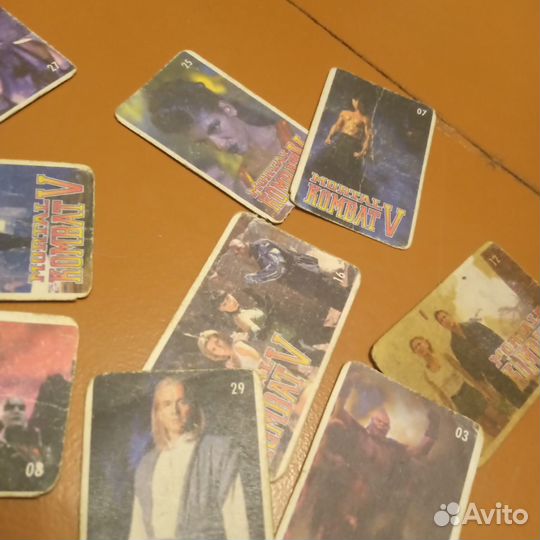 Карточки картонные Мортал Комбат Mortal Kombat