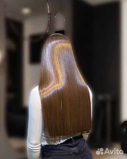 Волосы для наращивания 50 см блонд