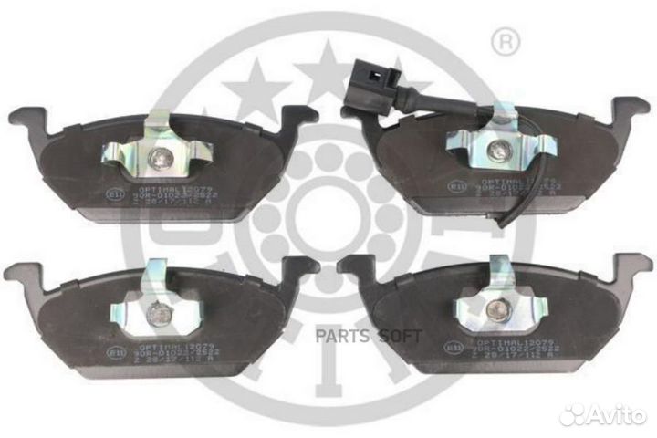 Optimal BP-12079 Колодки тормозные дисковые компле
