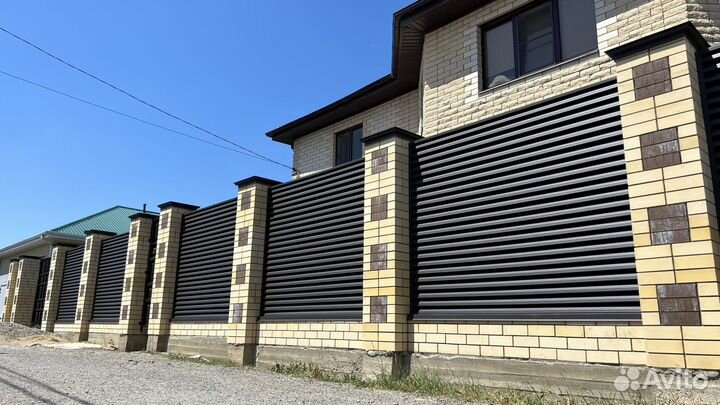 Забор жалюзи