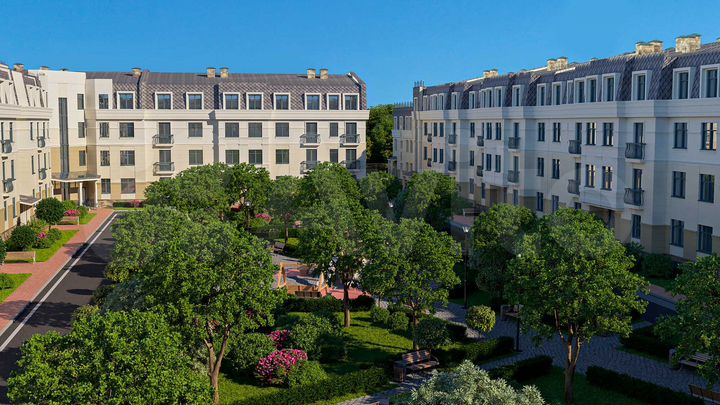 1-к. квартира, 56,7 м², 2/4 эт.