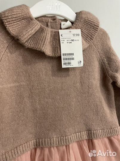 Платье детское новое h&m