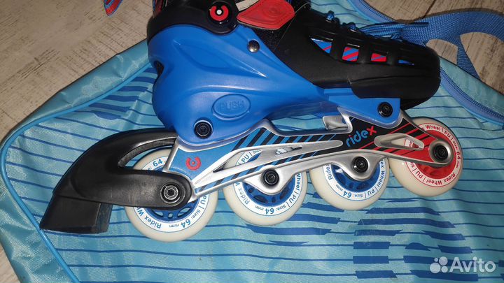 Коньки детские раздвижные роликовые
