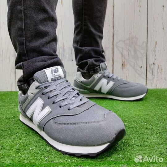 Кроссовки New Balance 574 grey Р40-44