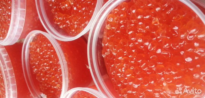 Красная икра кеты