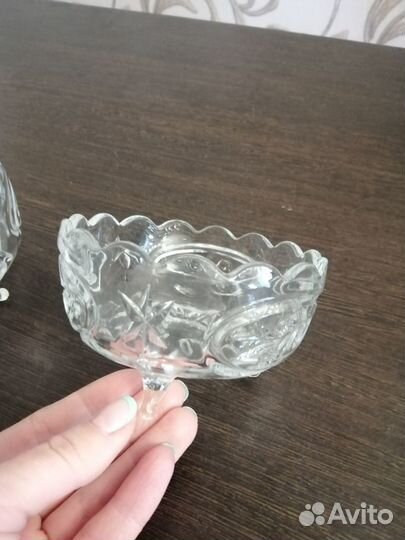 Креманки хрусталь