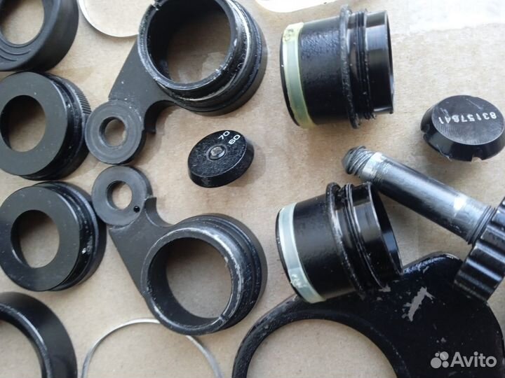 Окуляр, призма, объектив бинокля tento 7х35 СССР