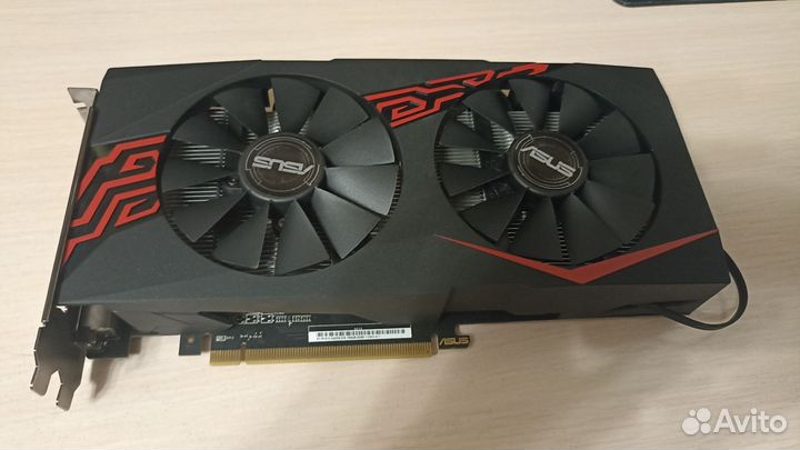 Видеокарта asus RX570 4gb