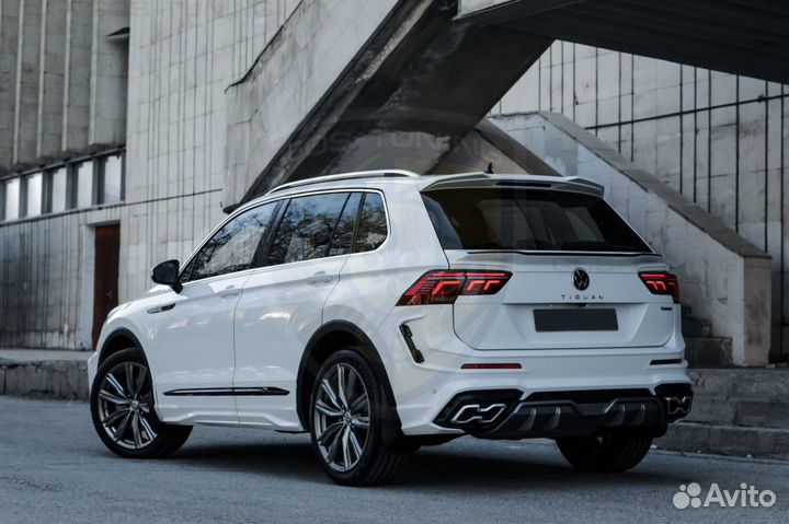 Спойлер Фольксваген Тигуан 2 нижний