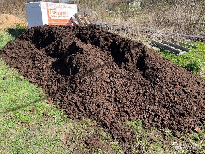 Торф. Грунт. Земля. Чернозем. Навоз. От 5 кубов