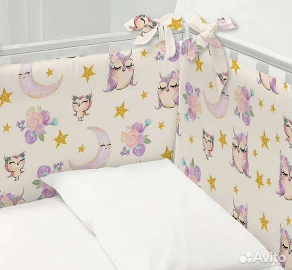 Комплект постельного белья с бортиками