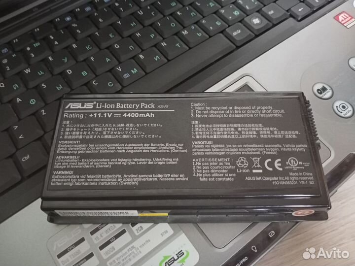 Ноутбук asus F5RL series