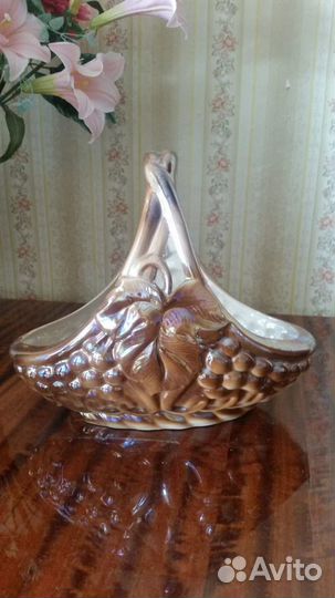 Большая ваза для винограда, фруктов и т.п