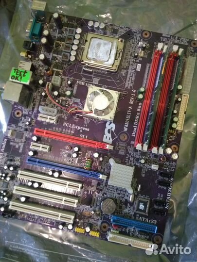 Рабочие мат. платы ECS s775,sAM2+ Asus,Jetway