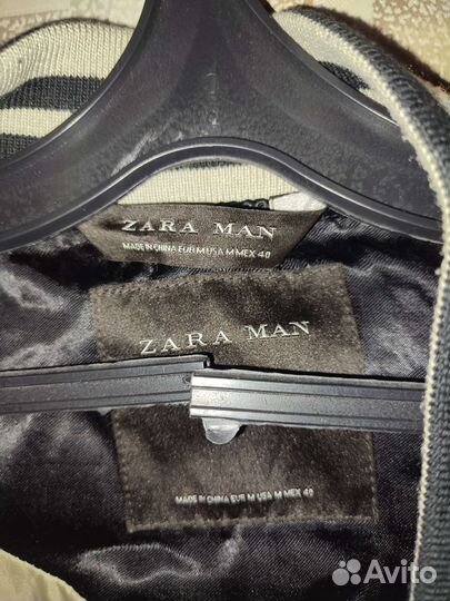 Бомбер мужской zara