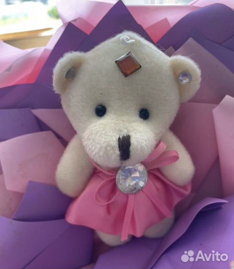 Букет с мишками для рукоделия