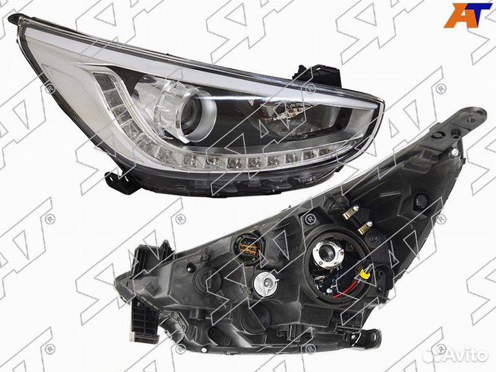 Фара диодная solaris