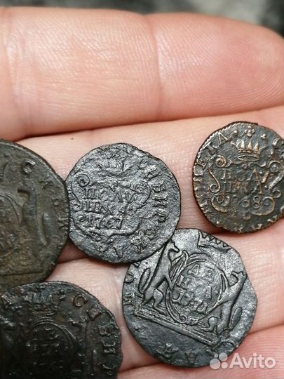 Монеты Сибирь Екатерина 2