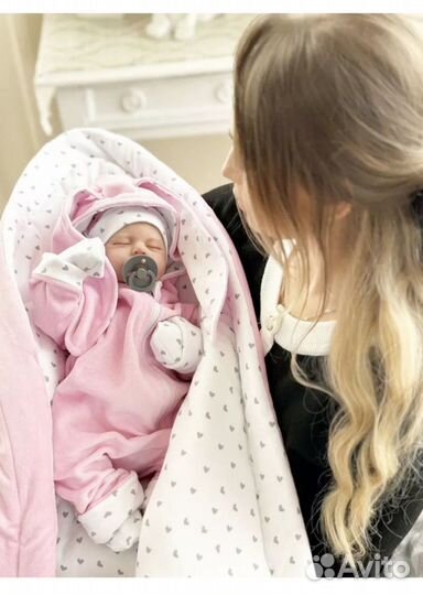 Комплект на выписку для девочки осень