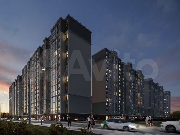 1-к. квартира, 43,7 м², 9/12 эт.