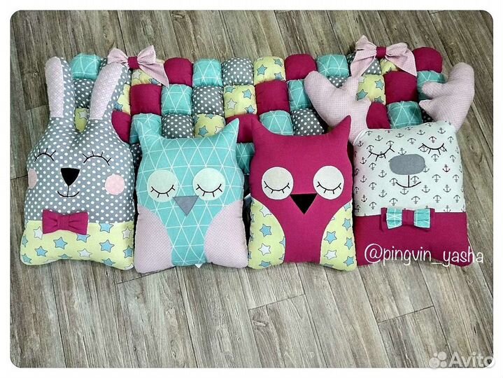 Бортики в детскую кроватку