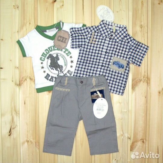 Новые летние комплекты для малышей, рост 68-74