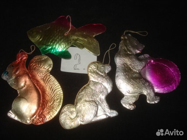 Ёлочные украшения 14шт. и др. СССР (см. описание)