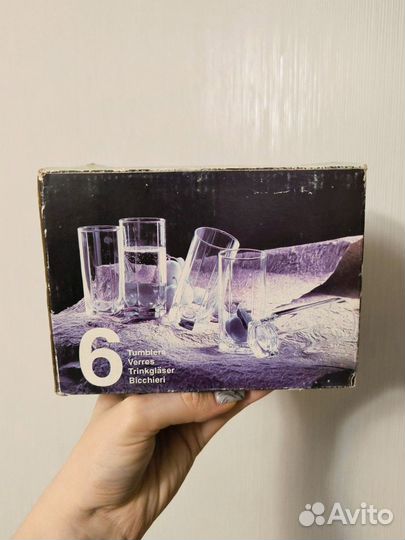 Стаканы стеклянные 190 мл pasabahce tango 6 штук